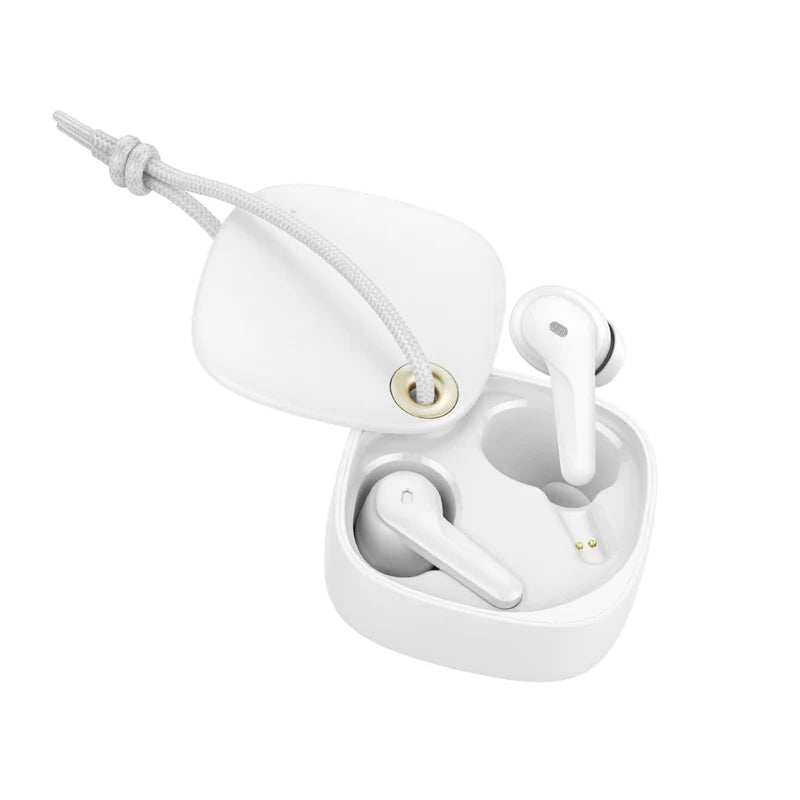 Promate FreePods-3 White ENC Wireless Earbuds 6959144060347