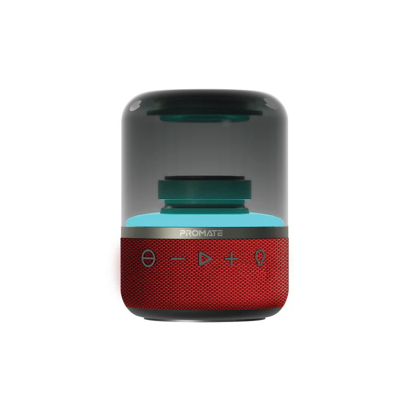 Promate Glitz Red Bluetooth Speaker 8W 6959144060835