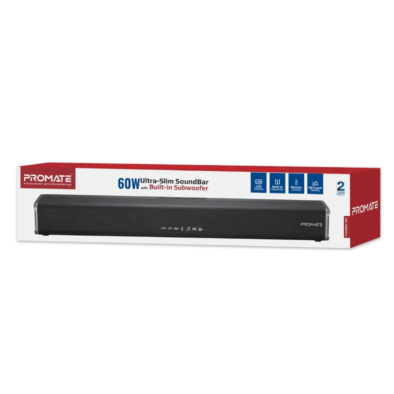 Promate CastBar-60 Soundbar 60W Bluetooth 6959144061764