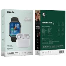 Green Lion Dynamic Duo Ultimate 41 Smartwatch + Earbuds Pro 2 Combo