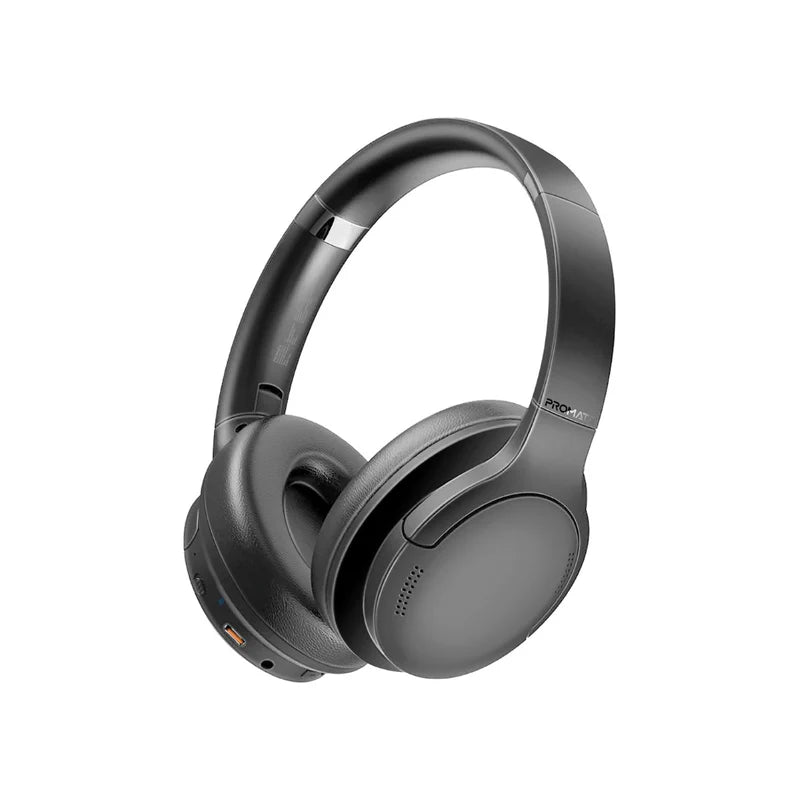 Promate LaBoca-Pro Black Wireless Over-Ear Headphones 6959144063911