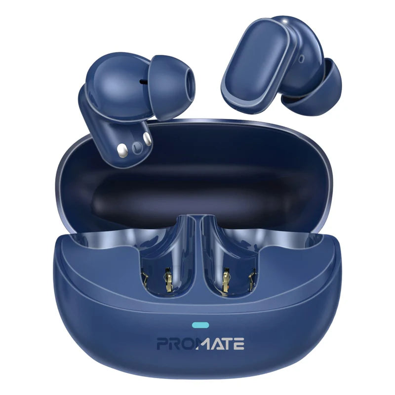 Promate Lush-Pro Blue High-Definition TWS Earbuds Bluetooth 5.4 6959144067698