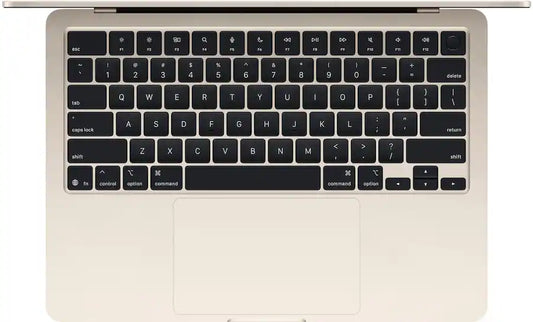Macbook Air 13 Close-up of keyboard with a white background