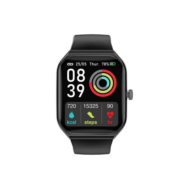 Promate ProWatch-AM19 Black Smartwatch 1.96" 6959144063713