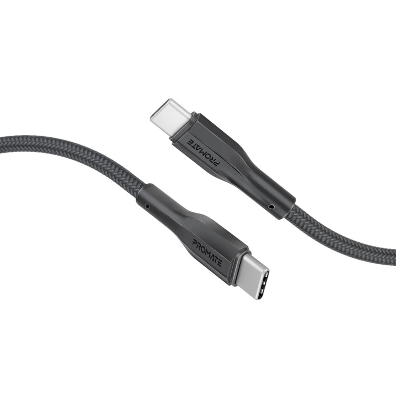 Promate XCord-CC300 Black USB-C to USB-C 60W Fast Charging Cable XCORD-CC300.BLACK 6959144069517