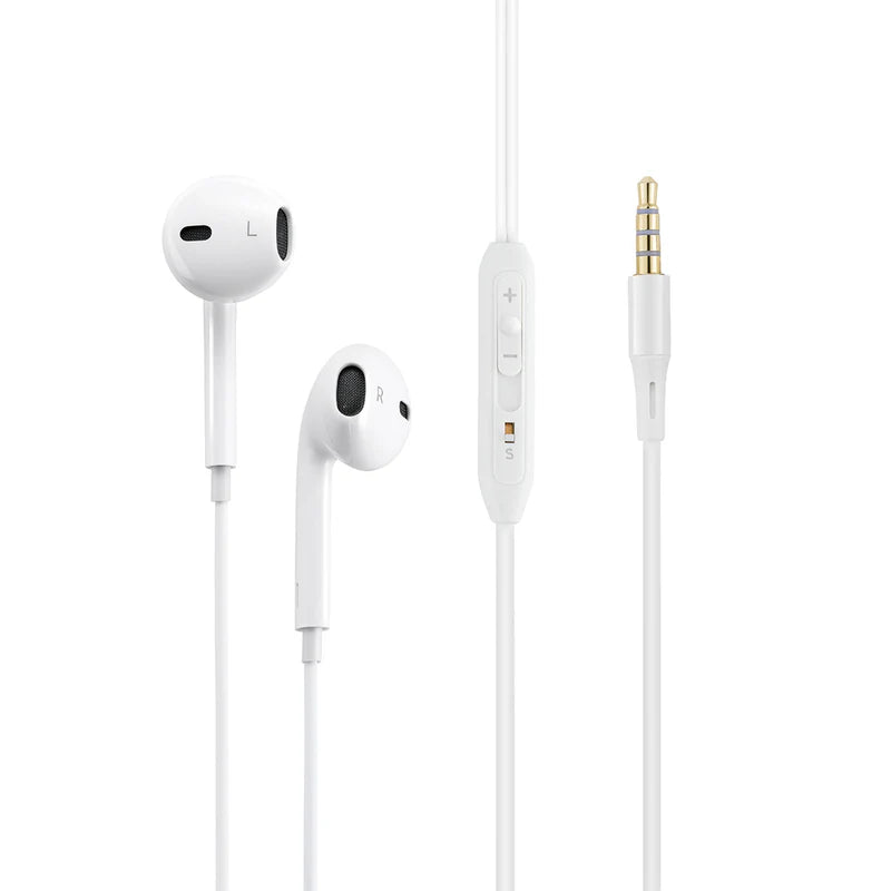 Promate LumiBuds-C White USB-C Wired Earphones LUMIBUDS-C.WHITE 6959144068312