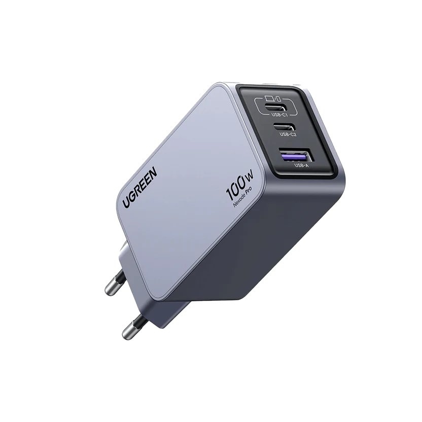 UGREEN Nexode Pro 100W 3-Port GaN Mini Fast Charger - 25874