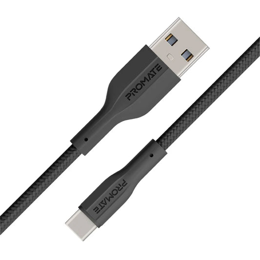 Promate XCord-AC Black USB-A to USB-C Cable XCORD-AC.BLACK 6959144061665
