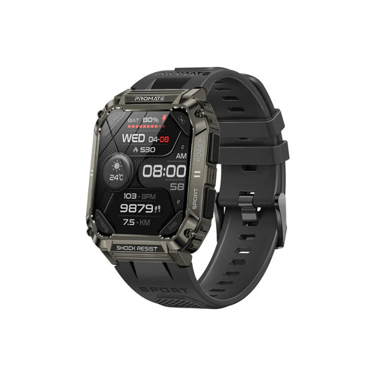 Promate XWatch-S19 Black Smartwatch 1.95" 6959144063348