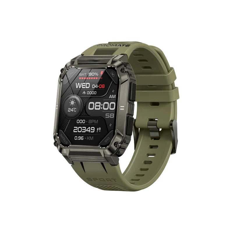 Promate XWatch-S19 Midnight Green Smartwatch 1.95" 6959144063355