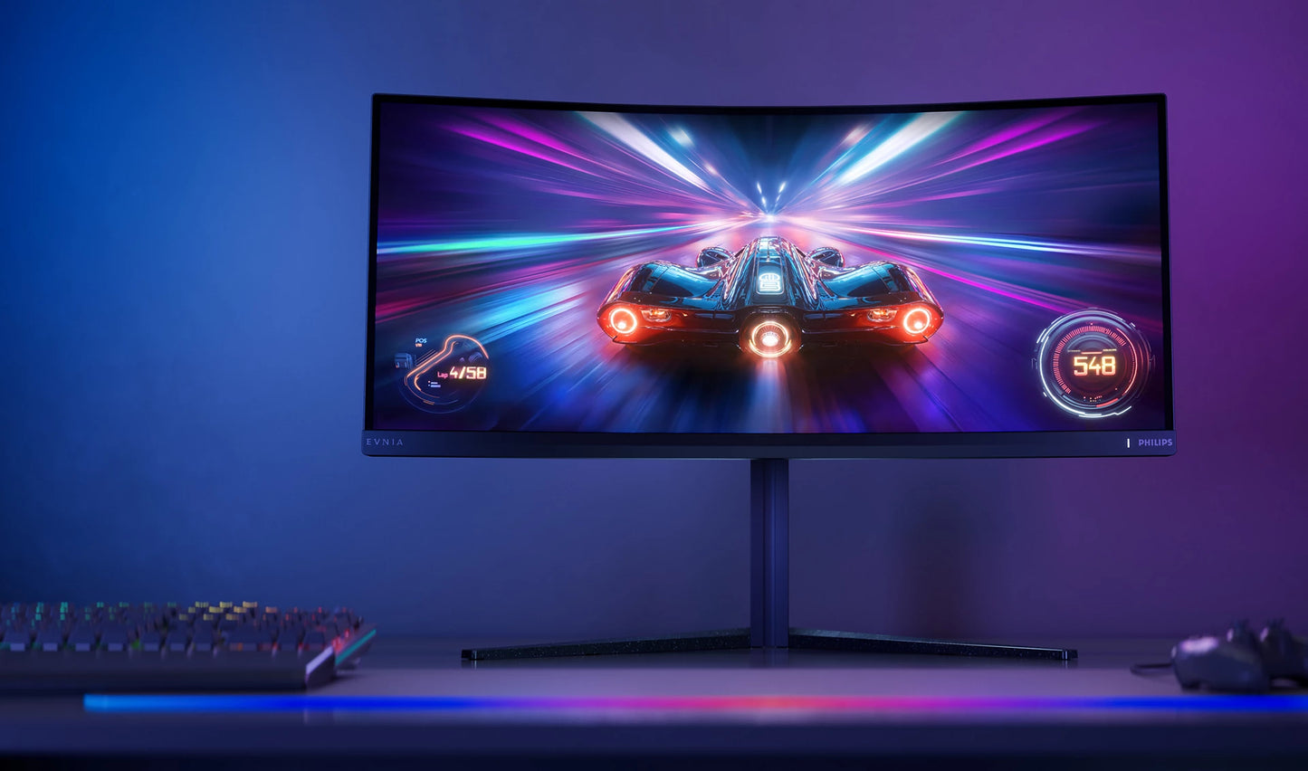Philips EVNIA 34" 180Hz UltraWide Curved Gaming Monitor 0.5ms | 34M2C5500