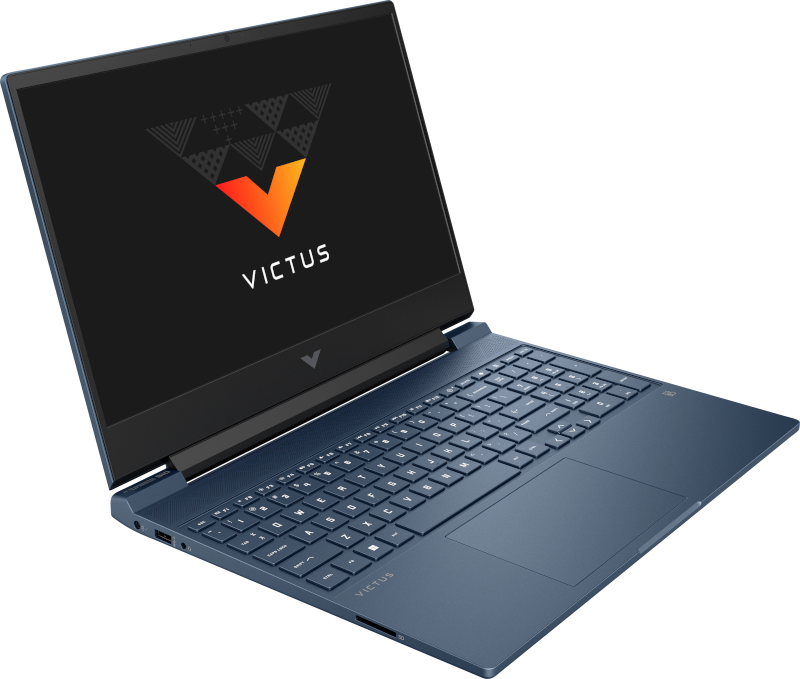 HP Victus 15-fb3024ne Gaming Laptop AMD Ryzen 7 7445H 16GB RAM 512GB SSD RTX 3050 4GB 15.6" FHD 144Hz Blue Backlit EN/AR DOS