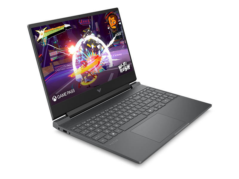 HP Victus 15-fb3025ne Gaming Laptop AMD Ryzen 7 7445H 16GB RAM 512GB SSD RTX 3050 4GB 15.6" FHD 144Hz Mica Silver Backlit EN/AR DOS