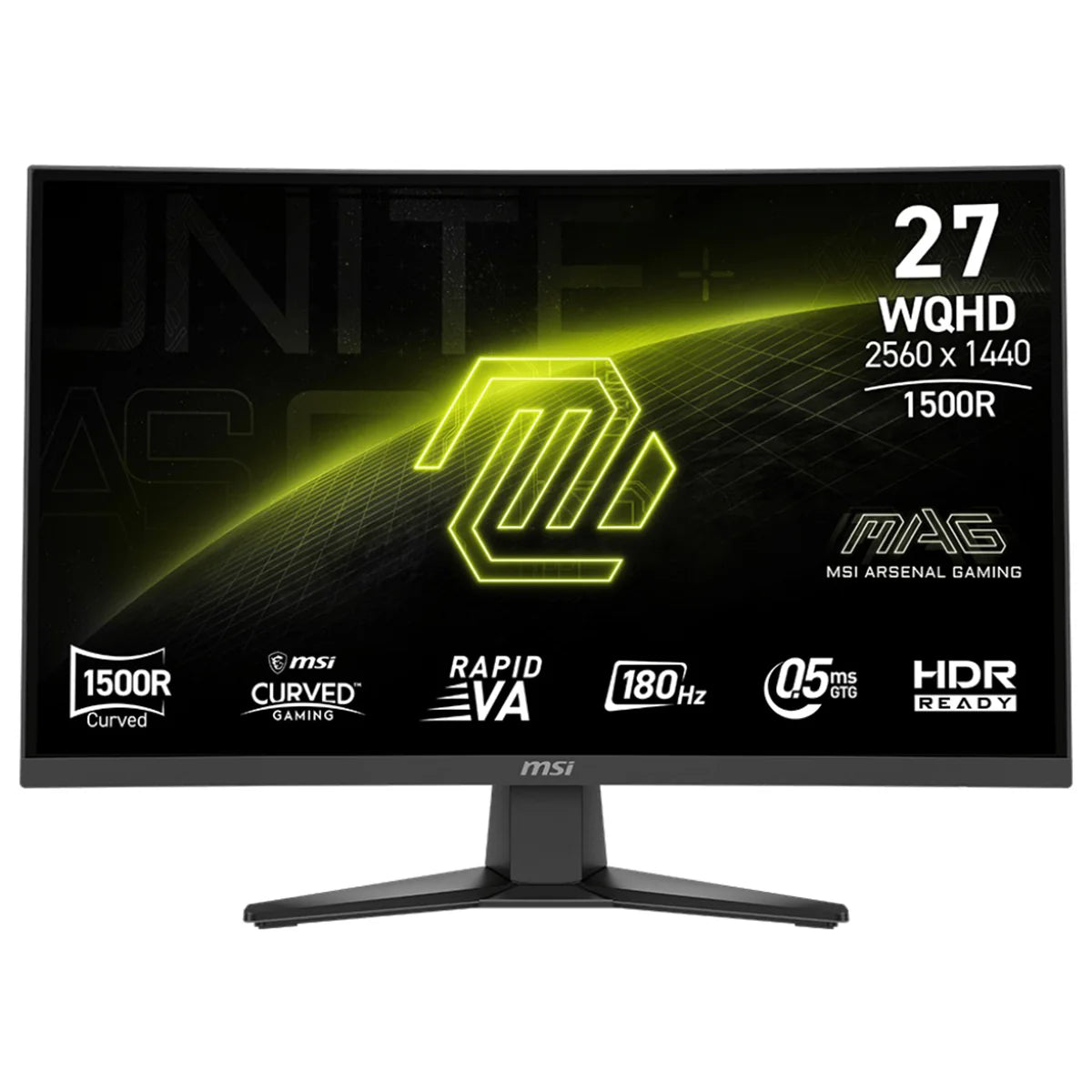 MSI MAG 275CQF E18 (27") – WQHD 240Hz Rapid VA Gaming Monitor, 2560×1440