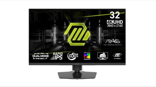 MSI MAG 322URDF E16 32" 4K Dual Mode Gaming Monitor 3840x2160 160Hz / FHD 320Hz 0.05ms