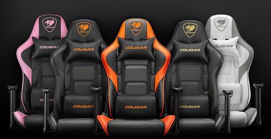 COUGAR Armor Elite Gaming Chair Black/Royal/White Full Steel Frame Ergonomic Design