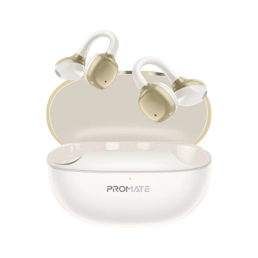 Promate AirClip Pro White Open-Ear Bluetooth Earbuds AIRCLIP-PRO.WHITE 6959144069401