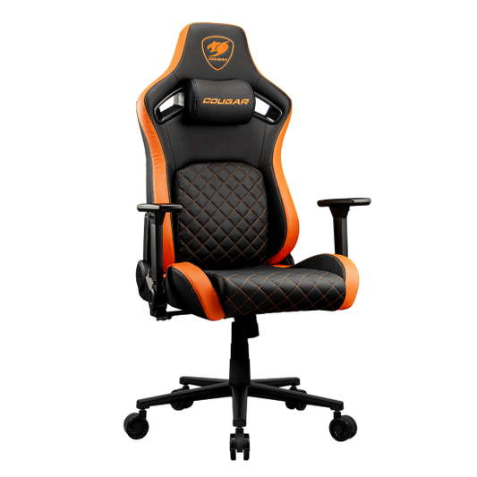 COUGAR Defensor Gaming Chair Gray Fabric 4D Armrest Lumbar Support 160KG
