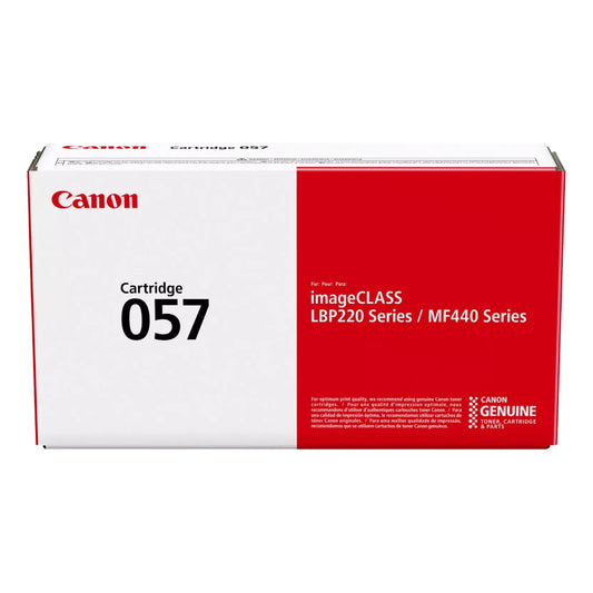 Canon Toner 057 Black (057) Original Mono Laser Toner Cartridge
