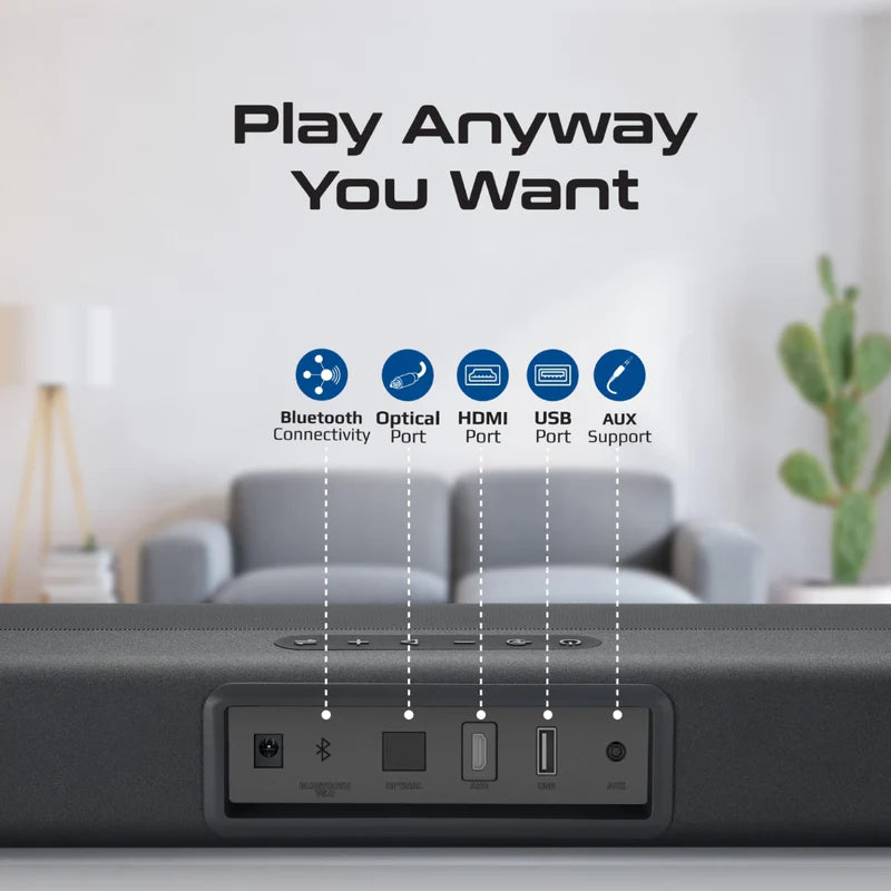 Promate CastBar-60 Soundbar 60W Bluetooth 6959144061764