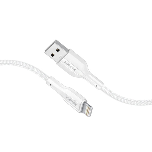 Promate XCord-Ai200 White USB-A to Lightning Cable XCORD-AI200.WHITE 6959144067285