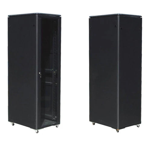 EUSSONET EU-EJS6032-GM 32U Server Cabinet 600x1000mm, Glass Front Door, 4 Cooling Fans, Fixed Shelf