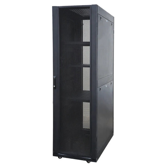 EUSSONET EU-EJS6036-GP 36U Server Cabinet 600x1000mm, Glass Front Door, Perforated Rear, 4 Fans, 1000kg Load
