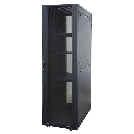 EUSSONET EU-EJS6042-2PP 42U Server Cabinet 600x1000mm, Dual Perforated Doors, 4 Fans, 1000kg Load