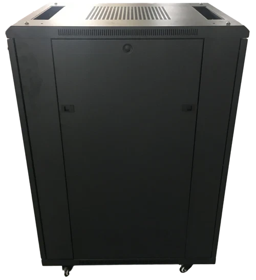 EUSSONET EU-EWM6618B 18U Wall Mount Network Rack Cabinet 600x600mm, Glass Front Door, Dual Fan, Shelf