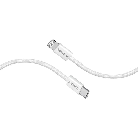 Promate EcoLine-Ci120 White USB-C to Lightning 27W Fast Charging Cable ECOLINE-CI120.WHITE 6959144065960
