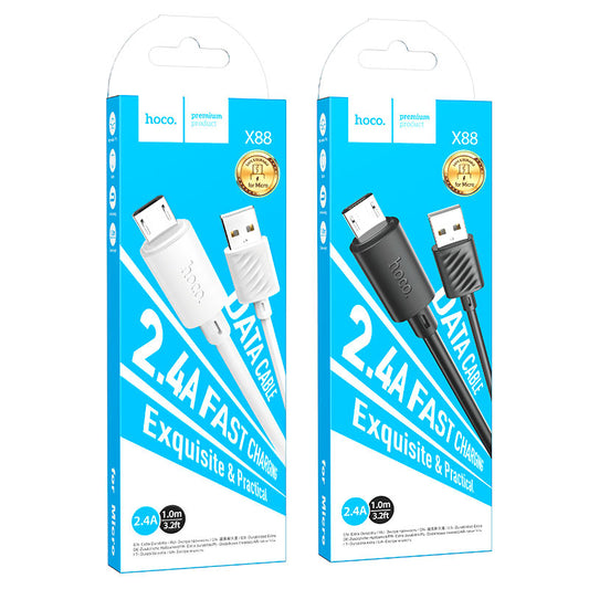 Hoco X88 USB to Micro-USB Cable Durable Charging Cable