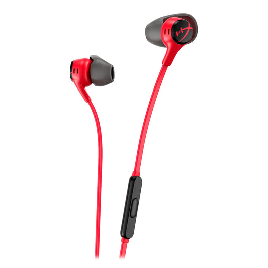 HyperX Cloud Earbuds II Red In-Ear Gaming Earphones with Mic HX-CE-II-RD