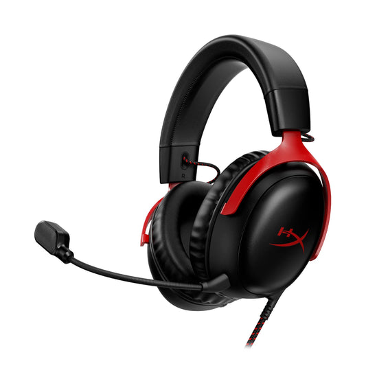HyperX Cloud III Gaming Headset Black/Red HX-HSCG3-BK/RE for PC PS5 Xbox Switch
