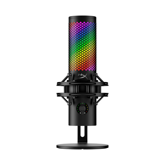 HyperX QuadCast 2 S Black USB Condenser Gaming Microphone HX-MICQC2S-BK
