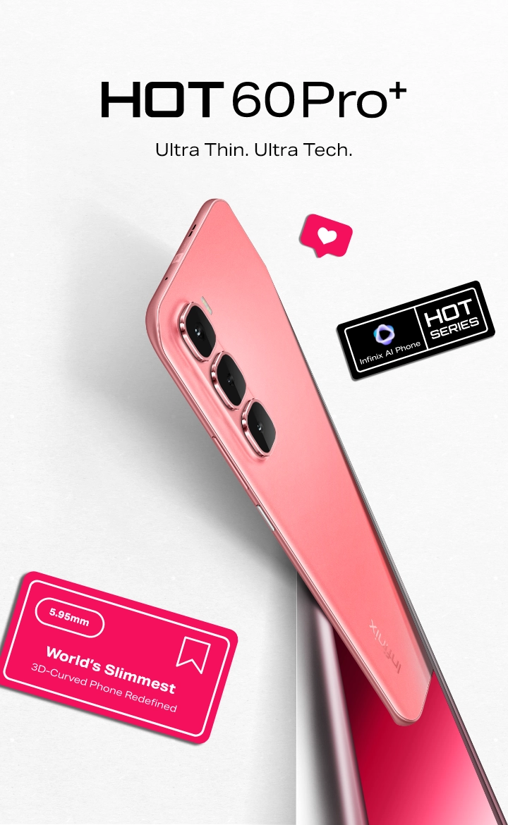 Infinix Hot 60 Pro Plus 8/256GB 4G 6.78" FHD+ 120Hz AMOLED Smartphone