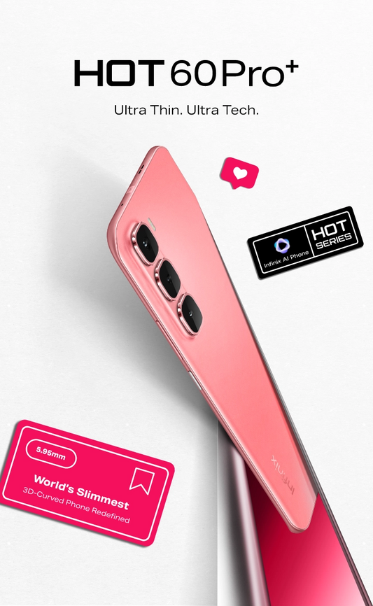 Infinix Hot 60 Pro Plus 8/256GB 4G 6.78" FHD+ 120Hz AMOLED Smartphone
