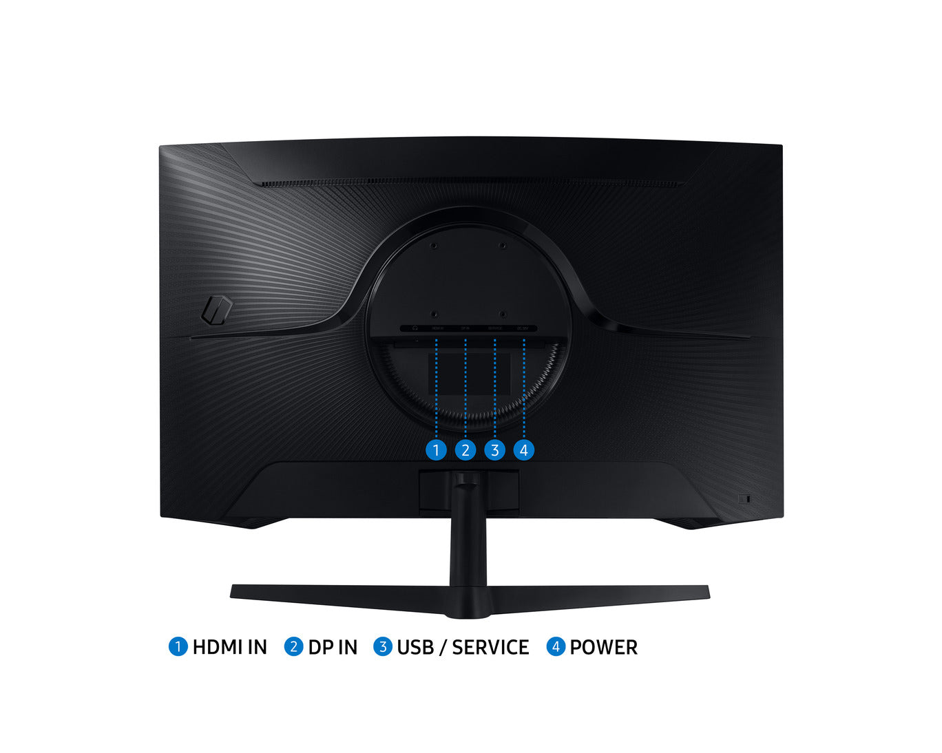 Samsung Odyssey G5 G55C 32” QHD 165Hz Curved Gaming Monitor LS32CG552EMXUE