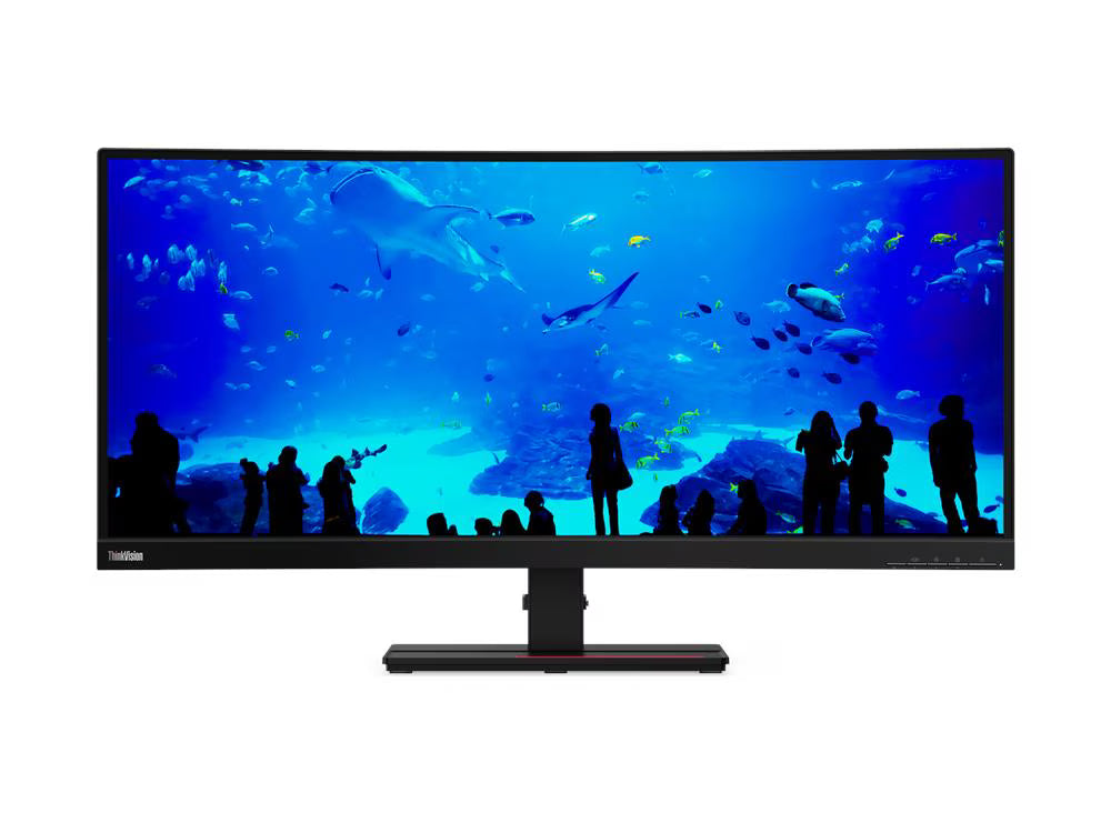 Lenovo ThinkVision T34w-20 61F3GAT1EU 34" WQHD Curved 1500R IPS Monitor USB-C
