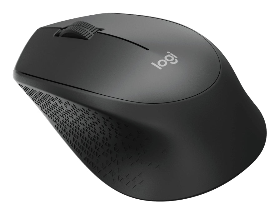 Logitech M330 Wireless Silent Plus Mouse USB Quiet Clicks - Black