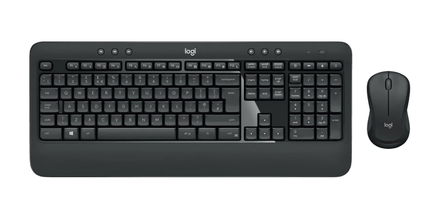 Logitech MK540 Advanced Wireless Keyboard & Mouse Combo Full-Size USB - Black