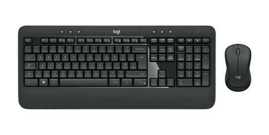 Logitech MK540 Advanced Wireless Keyboard & Mouse Combo Full-Size USB - Black