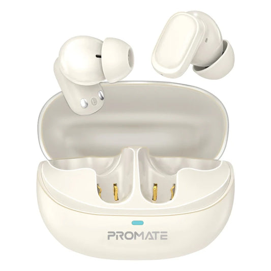 Promate Lush-Pro White High-Definition TWS Earbuds Bluetooth 5.4 6959144067711