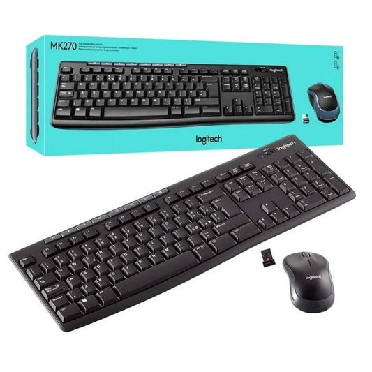 Logitech MK270 Wireless Keyboard & Mouse Combo (MK270)