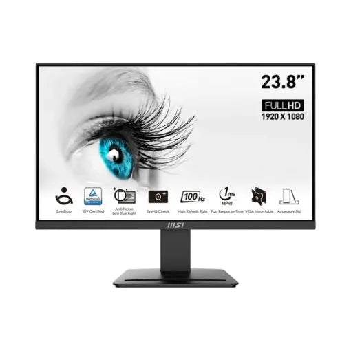 MSI PRO MP2412 (24") – FHD 100Hz IPS Monitor, 1ms Response, HDMI