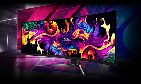 MSI MPG 491CQPX QD-OLED 49" Curved Monitor DQHD 5120x1440 240Hz 1800R
