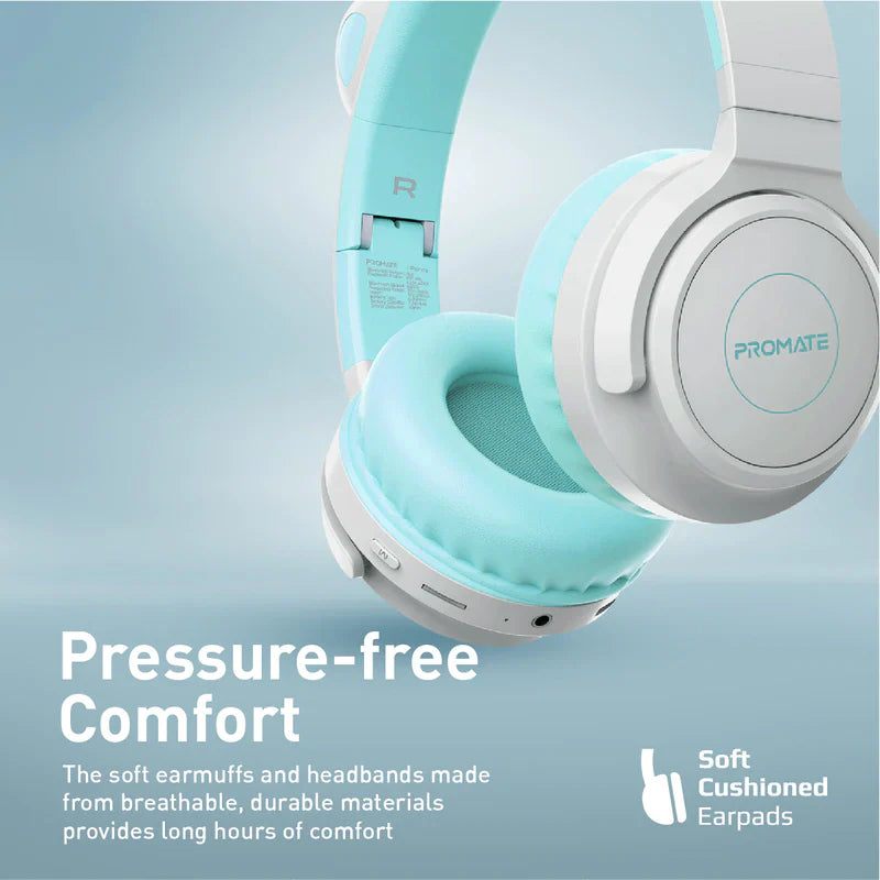 Promate Panda.AQA Kids Wireless Bluetooth Headphones 6959144058900
