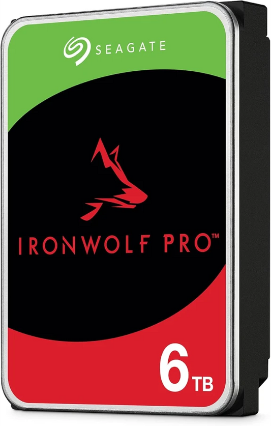 Seagate IronWolf Pro ST6000NT001 6TB 3.5" SATA NAS HDD 7200RPM 256MB Cache