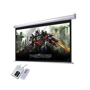 SkyPro SP-ELC Electric Projector Screen with RF Remote Control 180×180 to 300×300cm