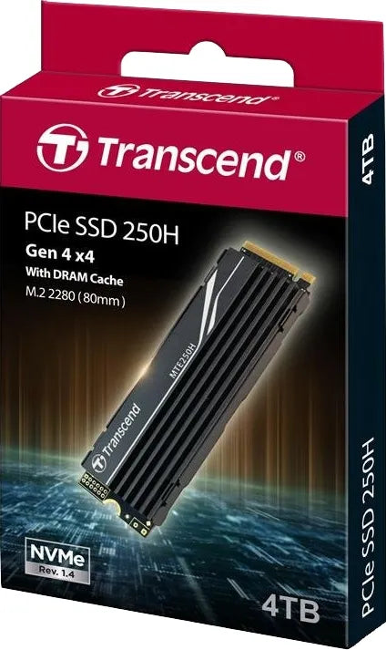 Transcend MTE250H TS4TMTE250H 4TB M.2 2280 PCIe Gen4 NVMe SSD Internal Solid State Drive