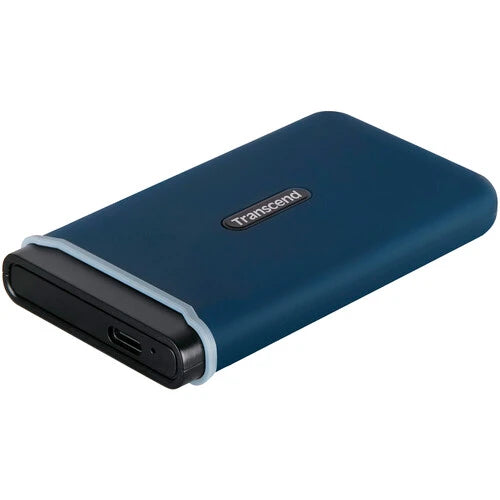 Transcend ESD370C TS500GESD370C 500GB USB-C & USB-A Portable NVMe SSD External Solid State Drive 1050MB/s